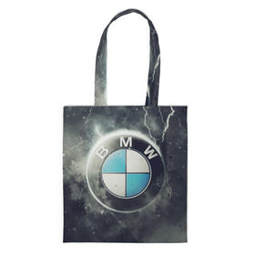 Сумка 3D повседневная с принтом Логотип BMW , 100% полиэстер | Плотность: 200 г/м2; Размер: 34×35 см; Высота лямок: 30 см | Тематика изображения на принте: logo bmw | бмв | логотип bmw | логотип бмв
