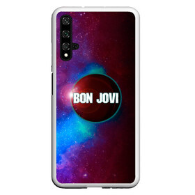 Чехол для Honor 20 с принтом Bon Jovi , Силикон | Область печати: задняя сторона чехла, без боковых панелей | Тематика изображения на принте: bon jovi | альбом | арена | бон | бон джови | глэм | группа | джови | джон | метал | музыка | надпись | песни | поп | попрок | рок | рокер | смайл | солист | софт | стена | хард | хеви | хевиметал