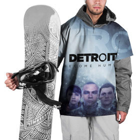 Накидка на куртку 3D с принтом Detroit become human , 100% полиэстер |  | dbh | detroit | gamer