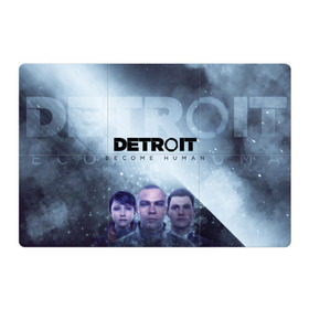 Магнитный плакат 3Х2 с принтом Detroit become human , Полимерный материал с магнитным слоем | 6 деталей размером 9*9 см | dbh | detroit | gamer