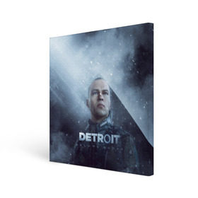 Холст квадратный с принтом Detroit become human , 100% ПВХ |  | dbh | detroit | gamer
