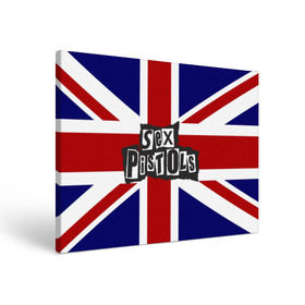 Холст прямоугольный с принтом Sex Pistols , 100% ПВХ |  | англия | британия | панк | флаг