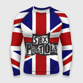 Мужской рашгард 3D с принтом Sex Pistols ,  |  | англия | британия | панк | флаг
