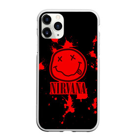 Чехол для iPhone 11 Pro матовый с принтом Nirvana , Силикон |  | cobain | kurt | nevermino | nirvana | альтернативный | гранж | грол | группа | дональд | кобейн | курт | музыка | надпись | нервана | нирвана | новоселич | певец | рок | смайл | смайлик | солист