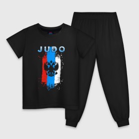 Детская пижама хлопок с принтом Judo , 100% хлопок |  брюки и футболка прямого кроя, без карманов, на брюках мягкая резинка на поясе и по низу штанин
 | judo | sport | дзюдо | дзюдоист | спорт
