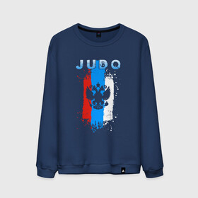 Мужской свитшот хлопок с принтом Judo , 100% хлопок |  | judo | sport | дзюдо | дзюдоист | спорт