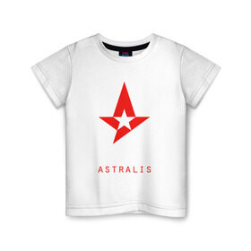 Детская футболка хлопок с принтом Astralis - The Form , 100% хлопок | круглый вырез горловины, полуприлегающий силуэт, длина до линии бедер | astralis | counter strike | cs go