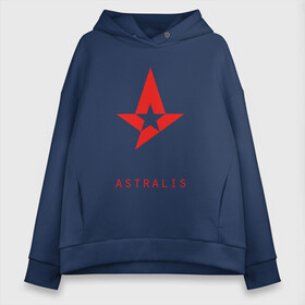 Женское худи Oversize хлопок с принтом Astralis - The Form , френч-терри — 70% хлопок, 30% полиэстер. Мягкий теплый начес внутри —100% хлопок | боковые карманы, эластичные манжеты и нижняя кромка, капюшон на магнитной кнопке | astralis | counter strike | cs go