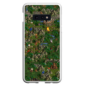 Чехол для Samsung S10E с принтом heroes of might and magic , Силикон | Область печати: задняя сторона чехла, без боковых панелей | heroes of might and magic | homm | homm3 | might | игра | игры | карта