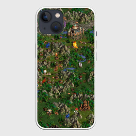 Чехол для iPhone 13 с принтом heroes of might and magic ,  |  | heroes of might and magic | homm | homm3 | might | игра | игры | карта