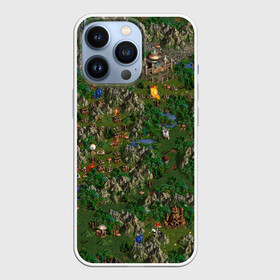 Чехол для iPhone 13 Pro с принтом heroes of might and magic ,  |  | Тематика изображения на принте: heroes of might and magic | homm | homm3 | might | игра | игры | карта