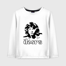 Детский лонгслив хлопок с принтом The Doors , 100% хлопок | круглый вырез горловины, полуприлегающий силуэт, длина до линии бедер | jim morrison | группа | двери | джим моррисон | дорз | дорс | зе дорс