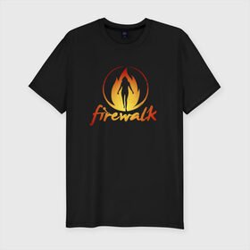 Мужская футболка хлопок Slim с принтом Life is Strange Firewalk Fire , 92% хлопок, 8% лайкра | приталенный силуэт, круглый вырез ворота, длина до линии бедра, короткий рукав | fire | firewalk | life is strange | lis
