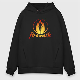 Мужское худи Oversize хлопок с принтом Life is Strange Firewalk Fire , френч-терри — 70% хлопок, 30% полиэстер. Мягкий теплый начес внутри —100% хлопок | боковые карманы, эластичные манжеты и нижняя кромка, капюшон на магнитной кнопке | fire | firewalk | life is strange | lis