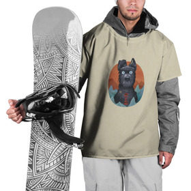 Накидка на куртку 3D с принтом Остров собак Шеф , 100% полиэстер |  | Тематика изображения на принте: 