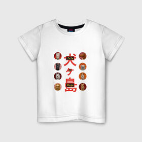 Детская футболка хлопок с принтом Остров собак - собаки , 100% хлопок | круглый вырез горловины, полуприлегающий силуэт, длина до линии бедер | isle of dogs | wes anderson | кобаяши | кукольная анимация | остров собак | собачий остров | уэс андерсон | япония