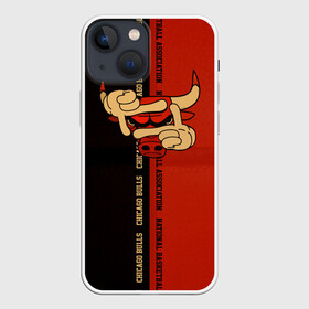 Чехол для iPhone 13 mini с принтом NBA. Chicago bulls ,  |  | basketball | chicago | chicago bulls | chicago buls | chikago | nba | баскетбол | буллз | буллс | бык | нба | чикаго буллз | чикаго буллс