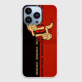 Чехол для iPhone 13 Pro с принтом NBA. Chicago bulls ,  |  | Тематика изображения на принте: basketball | chicago | chicago bulls | chicago buls | chikago | nba | баскетбол | буллз | буллс | бык | нба | чикаго буллз | чикаго буллс