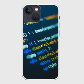 Чехол для iPhone 13 mini с принтом Programming collection ,  |  | Тематика изображения на принте: c++ | html | php | код | компьютеры | программист | технологии | хакер | цифры