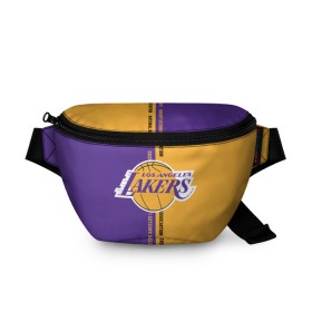 Поясная сумка 3D с принтом Los angeles lakers. NBA , 100% полиэстер | плотная ткань, ремень с регулируемой длиной, внутри несколько карманов для мелочей, основное отделение и карман с обратной стороны сумки застегиваются на молнию | basketbal | basketball | la | lakers | los angeles | los angeles lakers | national | nba | анжелес | баскетбол | лос анджелес | лэйкерс | национальная бескетбольная ассоциация | нба | онил | шакил