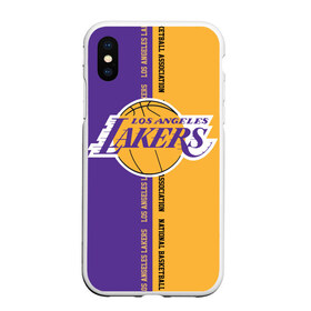 Чехол для iPhone XS Max матовый с принтом Los angeles lakers NBA , Силикон | Область печати: задняя сторона чехла, без боковых панелей | basketbal | basketball | la | lakers | los angeles | los angeles lakers | national | nba | анжелес | баскетбол | лос анджелес | лэйкерс | национальная бескетбольная ассоциация | нба | онил | шакил