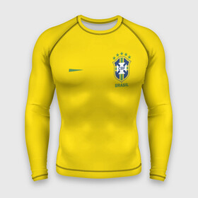 Мужской рашгард 3D с принтом Сборная Бразилии ,  |  | brasil | brazilian | footbal | national | soccer | time | бразилии | бразилия | национальная | по | сборная | футбол | футболу