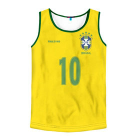 Мужская майка 3D с принтом Роналдиньо , 100% полиэстер | круглая горловина, приталенный силуэт, длина до линии бедра. Пройма и горловина окантованы тонкой бейкой | brasil | brazilian | footbal | national | ronaldinho | soccer | time | бразилии | бразилия | национальная | по | роналдиньо | рональдиньо | сборная | футбол | футболу