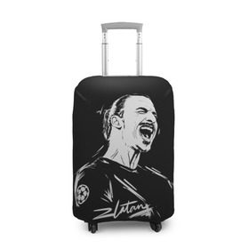 Чехол для чемодана 3D с принтом Zlatan Ibrahimovic , 86% полиэфир, 14% спандекс | двустороннее нанесение принта, прорези для ручек и колес | football | златан ибрагимович | игрок | сборная швеции | футбол | футболист