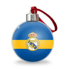 Ёлочный шар с принтом Реал Мадрид , Пластик | Диаметр: 77 мм | Тематика изображения на принте: football | logo | real madrid | spain | sport | арт | испания | лига | лого | реал | спорт | текстура | фк | футбол | футбольный клуб | эмблема