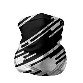Бандана-труба 3D с принтом HEXAGON - Black and White , 100% полиэстер, ткань с особыми свойствами — Activecool | плотность 150‒180 г/м2; хорошо тянется, но сохраняет форму | 