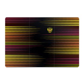 Магнитный плакат 3Х2 с принтом RUSSIA - Multi-colored stripes , Полимерный материал с магнитным слоем | 6 деталей размером 9*9 см | Тематика изображения на принте: 