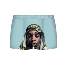 Мужские трусы 3D с принтом ASAP Rocky , 50% хлопок, 50% полиэстер | классическая посадка, на поясе мягкая тканевая резинка | aap | asap | asaprocky | explicit | mayers | rakim | rakimmayers | rocky | testing | worldwide | асап | майерс | откровенный | раким | ракиммайерс | роки | рокки | эйсап | эйсэп