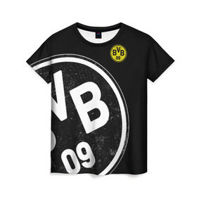 Женская футболка 3D с принтом Borussia Dortmund Exclusive , 100% полиэфир ( синтетическое хлопкоподобное полотно) | прямой крой, круглый вырез горловины, длина до линии бедер | боруссия | дортмунд