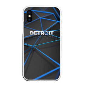 Чехол для iPhone XS Max матовый с принтом Detroitbecome human , Силикон | Область печати: задняя сторона чехла, без боковых панелей | Тематика изображения на принте: connor | cyberlife | detroit become human | deviant | kara | markus | ps4 | rk800 |  detroit: become human | детроит | детроит: стать человеком | игры | кара | коннор | конор | кэра | маркус | пиратs | эксклюзив