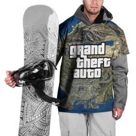 Накидка на куртку 3D с принтом GTA , 100% полиэстер |  | city | game | grand theft auto | gta | igromania | vice city | игромания | игры