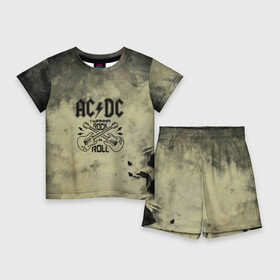 Детский костюм с шортами 3D с принтом AC DC ,  |  | Тематика изображения на принте: ac dc | acdc | acdc ас дс | австралийская | ангус янг | асдс | блюз | группа | крис слэйд | метал | молния | музыка | музыканты | певцы | рок | рок н ролл | стиви янг | хард | хардрок | эксл роуз