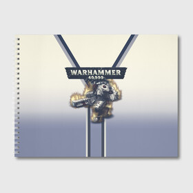Альбом для рисования с принтом Warhammer 40000 Tau Empire , 100% бумага
 | матовая бумага, плотность 200 мг. | Тематика изображения на принте: 40000 | game | rts | tau | warhammer | warhammer40000 | вархаммер | игры | тау