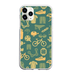 Чехол для iPhone 11 Pro матовый с принтом Велосипед Текстура , Силикон |  | байк | велик | вело | велосипед | велосипеды | велоспорт | с велосипедом | спорт