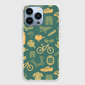 Чехол для iPhone 13 Pro с принтом Велосипед Текстура ,  |  | байк | велик | вело | велосипед | велосипеды | велоспорт | с велосипедом | спорт