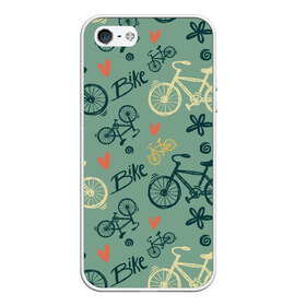 Чехол для iPhone 5/5S матовый с принтом Велосипед Текстура , Силикон | Область печати: задняя сторона чехла, без боковых панелей | байк | велик | вело | велосипед | велосипеды | велоспорт | с велосипедом | спорт