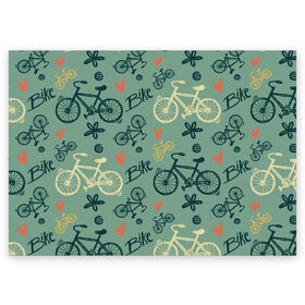 Поздравительная открытка с принтом Велосипед Текстура , 100% бумага | плотность бумаги 280 г/м2, матовая, на обратной стороне линовка и место для марки
 | Тематика изображения на принте: байк | велик | вело | велосипед | велосипеды | велоспорт | с велосипедом | спорт
