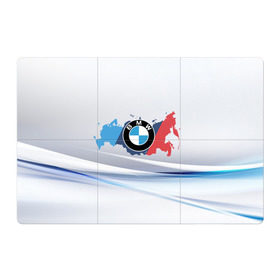 Магнитный плакат 3Х2 с принтом BMW BRAND SPORT , Полимерный материал с магнитным слоем | 6 деталей размером 9*9 см | 