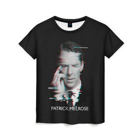 Женская футболка 3D с принтом Patrick Melrose , 100% полиэфир ( синтетическое хлопкоподобное полотно) | прямой крой, круглый вырез горловины, длина до линии бедер | benedict cumberbatch | patrick melrose | бенедикт камбербэтч | патрик мелроуз