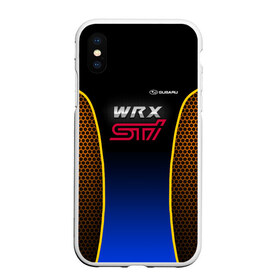 Чехол для iPhone XS Max матовый с принтом Subaru WRX STI , Силикон | Область печати: задняя сторона чехла, без боковых панелей | Тематика изображения на принте: impreza | pro | sport | sti | subaru | wrx | врикс | врх | импреза | логотип | сетка | соты | субарик | субару