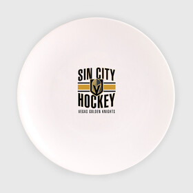 Тарелка 3D с принтом Sin City Hockey , фарфор | диаметр - 210 мм
диаметр для нанесения принта - 120 мм | nhl | stanley cup | vegas golden knights | vegas knights | вегас голден найтс | вегас найтс | кубок стенли | кубок стэнли | нхл | хоккей | хоккейный клуб