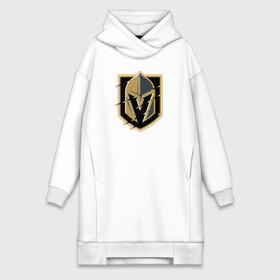 Платье-худи хлопок с принтом Vegas Golden Knights ,  |  | nhl | stanley cup | vegas golden knights | vegas knights | вегас голден найтс | вегас найтс | кубок стенли | кубок стэнли | нхл | хоккей | хоккейный клуб