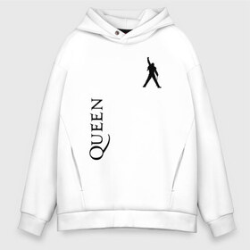 Мужское худи Oversize хлопок с принтом Queen , френч-терри — 70% хлопок, 30% полиэстер. Мягкий теплый начес внутри —100% хлопок | боковые карманы, эластичные манжеты и нижняя кромка, капюшон на магнитной кнопке | paul rodgers | queen | quen | брайан мэй | глэм | группа | джон дикон | квин | королева | куин | меркури | меркьюри | мэркури | поп | роджер тейлор | рок | фредди | фреди | хард | хардрок