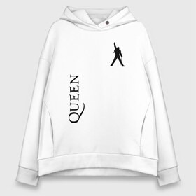 Женское худи Oversize хлопок с принтом Queen , френч-терри — 70% хлопок, 30% полиэстер. Мягкий теплый начес внутри —100% хлопок | боковые карманы, эластичные манжеты и нижняя кромка, капюшон на магнитной кнопке | paul rodgers | queen | quen | брайан мэй | глэм | группа | джон дикон | квин | королева | куин | меркури | меркьюри | мэркури | поп | роджер тейлор | рок | фредди | фреди | хард | хардрок