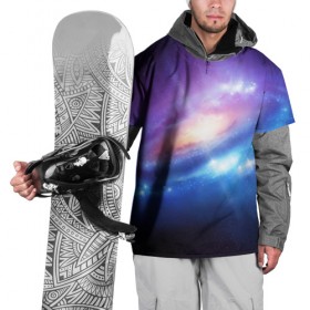 Накидка на куртку 3D с принтом Абстракция космоса , 100% полиэстер |  | abstraction | cosmos | nebula | space | star | universe | абстракция | вселенная | звезды | космос | мир | планеты
