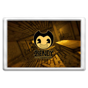 Магнит 45*70 с принтом Bendy and the ink machine (33) , Пластик | Размер: 78*52 мм; Размер печати: 70*45 | bendy | bendy and the ink machine | бенди | бенди и чернильная машина